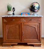 Antiek dressoir / commode marmer blad, Huis en Inrichting, Ophalen, Zo goed als nieuw, 25 tot 50 cm
