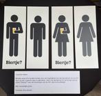 Heineken WC bordjes nieuw, Ophalen of Verzenden, Nieuw, Overige typen, Heineken