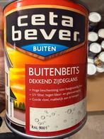 Cetabever ral 9001, crèmewitte dekkende beits 0,75l en 1,25l, Ophalen of Verzenden, Nieuw