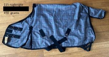 Grijs Winterdeken 450 grams Maat 115 ruglengte beschikbaar voor biedingen