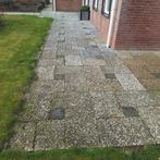 148 grindtegels 60 x 40 cm, Tuin en Terras, Tegels en Klinkers, Ophalen, Gebruikt, Beton, Klinkers