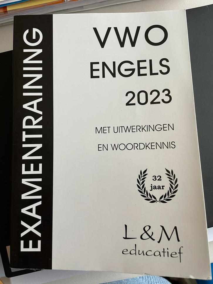 Examentraining Vwo Engels 2023, Boeken, Schoolboeken, Zo goed als nieuw, VWO, Ophalen of Verzenden