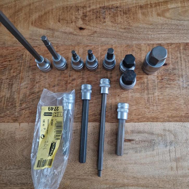 Hazet zeskant doppen divers 1/2" en 3/8", Auto diversen, Autogereedschap, Nieuw, Ophalen of Verzenden