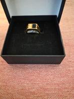 Prachrige Double Gouden zegelring. Ringmaat 58, 20 of groter, Heer, Nieuw, Ophalen of Verzenden