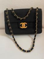 Chanel classic flapbag jumbo vintage, Ophalen of Verzenden, Zwart, Handtas