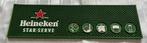 Heineken barmat dripmat star serve bar runner, Verzenden, Nieuw, Gebruiksvoorwerp