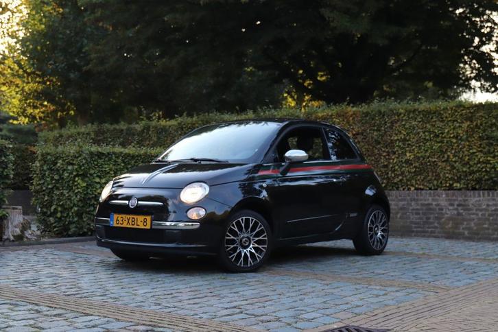 Fiat 500 1.2 C Gucci Edition, Auto's, Fiat, Bedrijf, Benzine, C, Hatchback, Handgeschakeld, Geïmporteerd, Zwart, Zwart, Leder