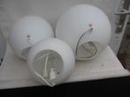 SET van 3 Ilu di Vetro BOL / GLOBE vloerlampen, Huis en Inrichting, Ophalen of Verzenden, Gebruikt, Glas, Minder dan 50 cm
