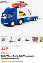 Little Tikes Autotransporter met 2 Auto's - Laadklep, Ophalen of Verzenden, Gebruikt