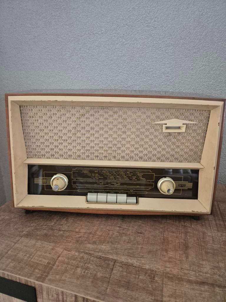 Antieke vintage radio, Antiek en Kunst, Ophalen