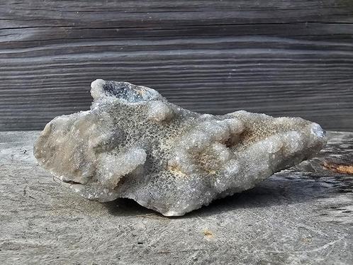 Ruwe druzy chalcedoon, Verzamelen, Mineralen en Fossielen, Mineraal, Ophalen of Verzenden