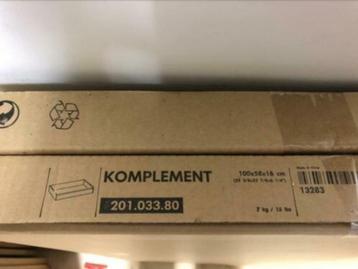 KOMPLEMENT nieuwe uitschuifbare lade met kledinghaken ikea beschikbaar voor biedingen