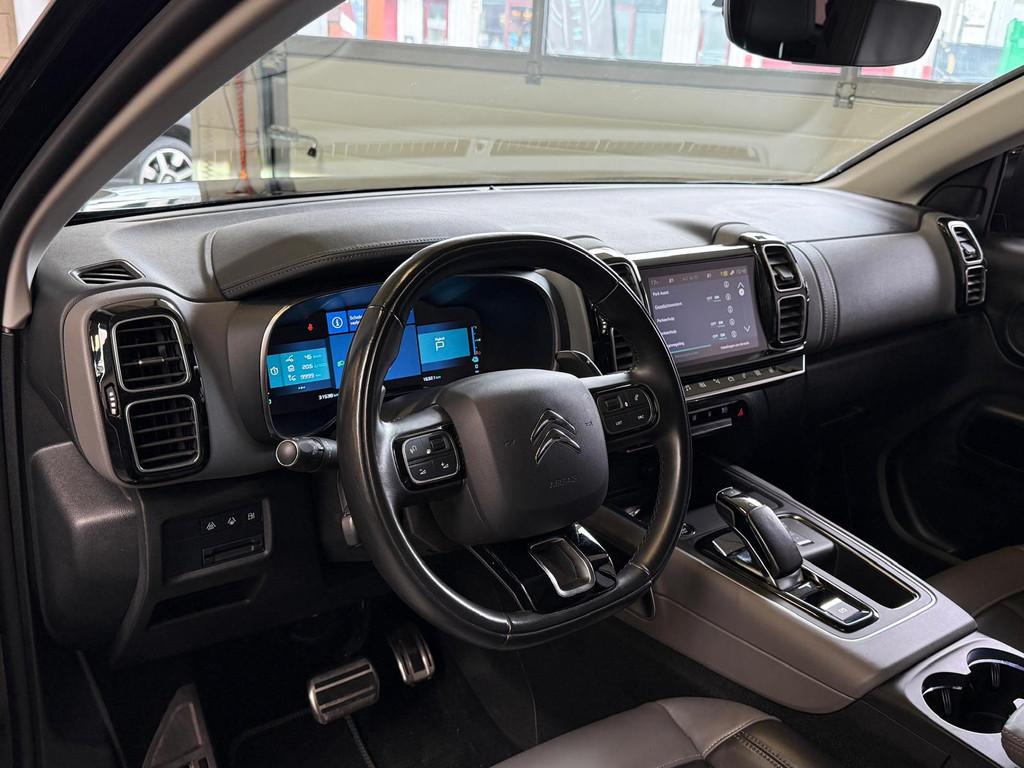 Citroen C5 AIRCROSS 1.6 Plug-in Hybrid 225 Shine Panoramadak, Auto's, Citroën, 4 cilinders, 181 pk, C5 Aircross, Zwart