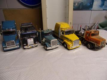 5 x oude amerikaanse trucks mack western bomenwagen   1;25 beschikbaar voor biedingen