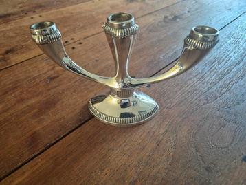Zilveren kandelaar 2e gehalte 835 zilver beschikbaar voor biedingen