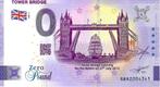 Tower Bridge Londen 0 euro biljet UNC, Verzenden, Overige landen, 5 euro