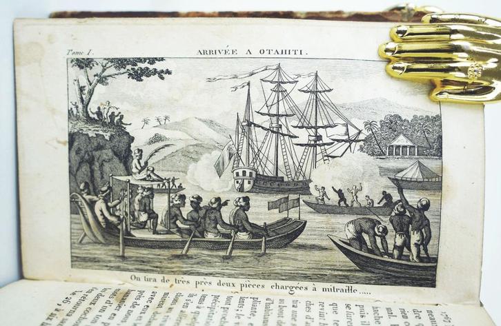 1811 kapitein Cook - Reisverlag + SUPER gravures, Antiek en Kunst, Kunst | Etsen en Gravures, Ophalen of Verzenden