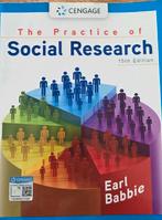 The Practice of Social Research 15e edition, Boeken, Studieboeken en Cursussen, Ophalen of Verzenden, Zo goed als nieuw, WO