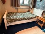 Eenpersoonsbed zgan, Ophalen, 85 tot 100 cm, Zo goed als nieuw, Lattenbodem