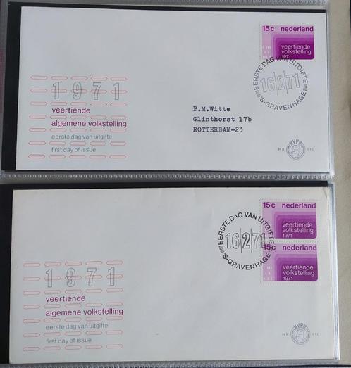 Nederland 1e dag enveloppen E110 t/m E114., Postzegels en Munten, Postzegels | Eerstedagenveloppen, Nederland, Ophalen of Verzenden