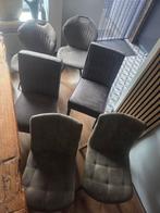6 grijze stoelen, Ophalen, Zo goed als nieuw, Grijs