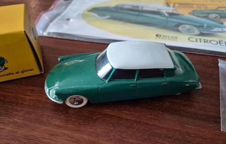 Dinky Toys Citroën DS19 groen, Hobby en Vrije tijd, Modelauto's | 1:43, Nieuw, Auto, Dinky Toys, Ophalen of Verzenden