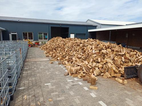 Droog eikenhout haardhout brandhout, Tuin en Terras, Haardhout, Blokken, Eikenhout, 6 m³ of meer, Ophalen of Verzenden