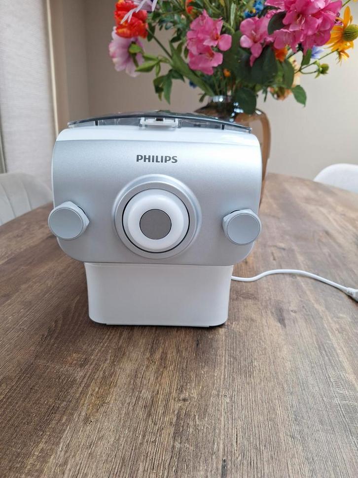 Philips HR2735 Pastamachine + Extra Opzetstukken, Witgoed en Apparatuur, Keukenmixers, Zo goed als nieuw, Ophalen of Verzenden