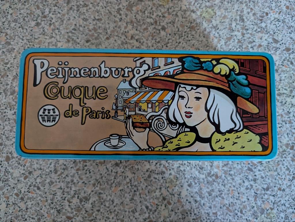 Peijnenburg koekblik, Verzamelen, Blikken, Ophalen of Verzenden, Koek(jes)