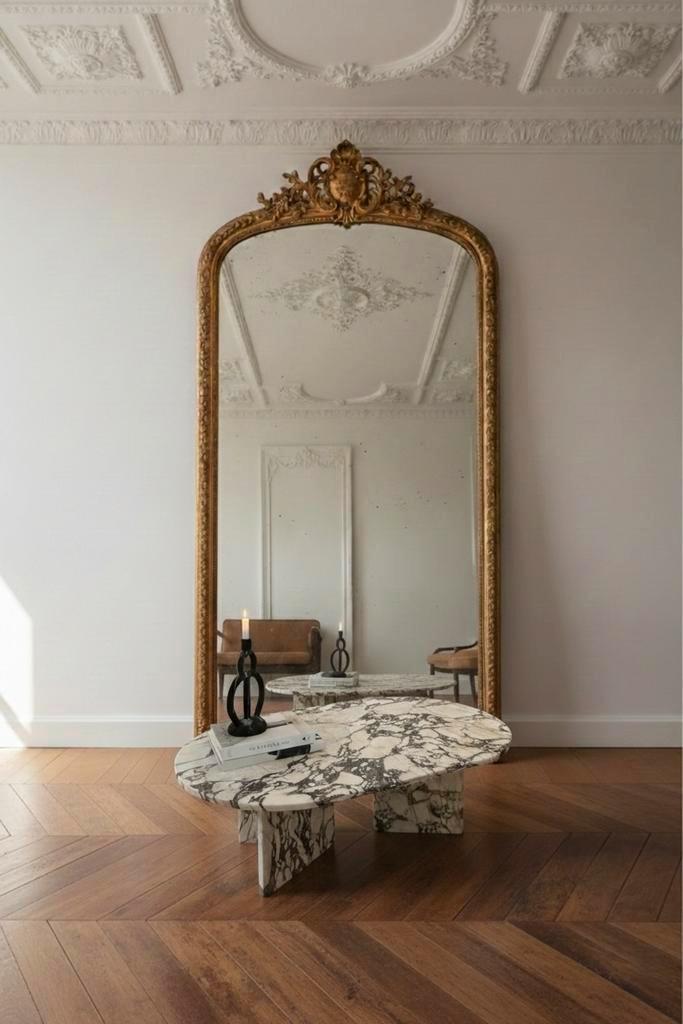 Calacatta Marmeren Salontafel, Huis en Inrichting, Tafels | Salontafels, Nieuw, Minder dan 50 cm, 50 tot 100 cm, 100 tot 150 cm