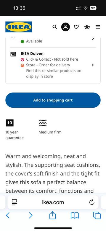 IKEA Landskrona 3-zitsbank - afbeelding 4