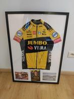 Gesigneerd,ingekaderd truitje Wout Van Aert, Bovenkleding, Dames, Agu, Zo goed als nieuw