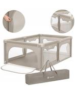 Lionelo Willow grondbox taupe, Kinderen en Baby's, Boxen, Ophalen, Zo goed als nieuw, Rechthoekig