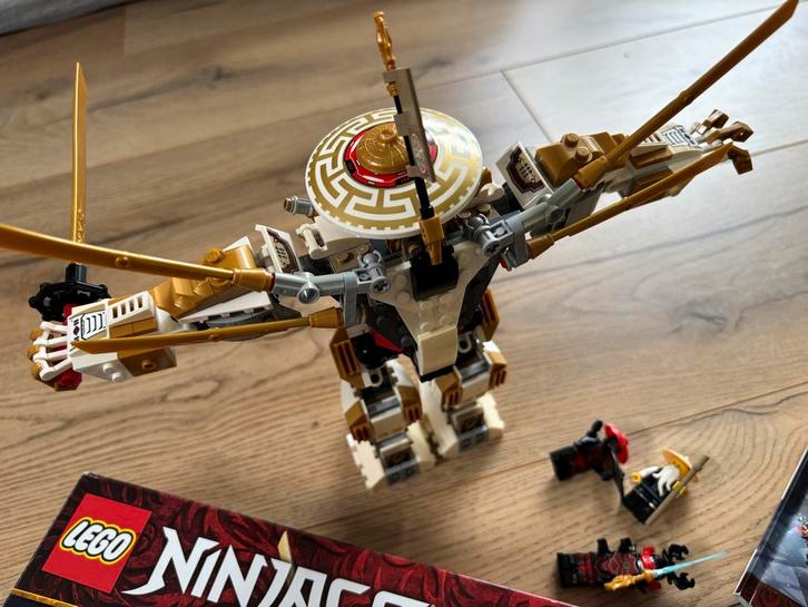 74-  LEGO Ninjago Legacy Gouden Mech, Kinderen en Baby's, Speelgoed | Duplo en Lego, Zo goed als nieuw, Lego, Complete set, Ophalen of Verzenden
