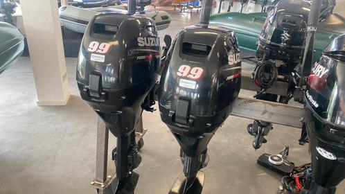 Suzuki DF9.9 - 9.9 pk 4-takt kort en lang knuppel +garantie, Watersport en Boten, Buiten- en Binnenboordmotoren, Zo goed als nieuw