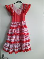 Spaanse jurk  rood /wit, Kinderen en Baby's, Ophalen of Verzenden, Gebruikt, Meisje