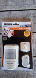 Mini alarm met bewegingsmelder en afstandsbediening, Ophalen of Verzenden, Nieuw, Detector, Sensor of Melder, Afstandsbediening