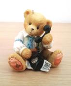 4 TEDDYBEREN: KRANTREDACTEUR, BAKKER, BROCHE, DISPLAY, Ophalen of Verzenden, Nieuw, Beeldje, Cherished Teddies