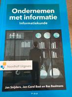 Ondernemen met informatie - Informatiekunde, Boeken, Informatica en Computer, Ophalen of Verzenden, Zo goed als nieuw, Vakgebied of Industrie