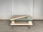 Vintage travertine coffeetable, Ophalen of Verzenden