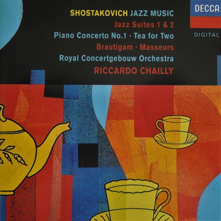 Shostakovich /Jazz Music ea - Concertgebouw Orkest / Chailly, Cd's en Dvd's, Cd's | Klassiek, Zo goed als nieuw, Orkest of Ballet