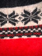 Khujo alpaca Noorse Trui - Rood, Zwart, Wit - Maat L, Ophalen of Verzenden, Zo goed als nieuw, Maat 42/44 (L), Rood