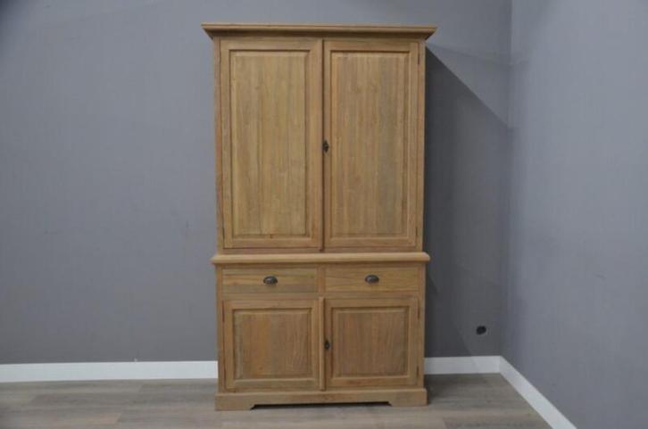 Dichte kast 140 cm teak, Huis en Inrichting, Kasten | Overige, Nieuw, Ophalen of Verzenden