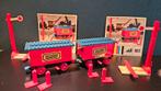 Vintage LEGO 161 International Transport Treinwagon 2 stuks, Ophalen of Verzenden, Gebruikt, Complete set, Lego