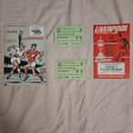 Voetbalkaarten ajax liverpool Europacup 1966, Tickets en Kaartjes, Eén persoon