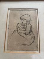 Info gezocht: oude ets meisje met baby, Ophalen of Verzenden
