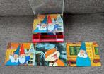 DAVID DE KABOUTER vintage blokken puzzle, Ophalen, 10 tot 50 stukjes, Gebruikt