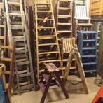 Houten trap , huishoudtrap,  ladder vanaf 15,- per stuk, Doe-het-zelf en Verbouw, Ophalen, Gebruikt, Minder dan 2 meter