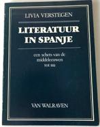 Literatuur in Spanje. Livia Verstegen, Ophalen, Zo goed als nieuw