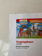 Toegang skiën De Uithof, Tickets en Kaartjes, Eén persoon, Ticket of Toegangskaart